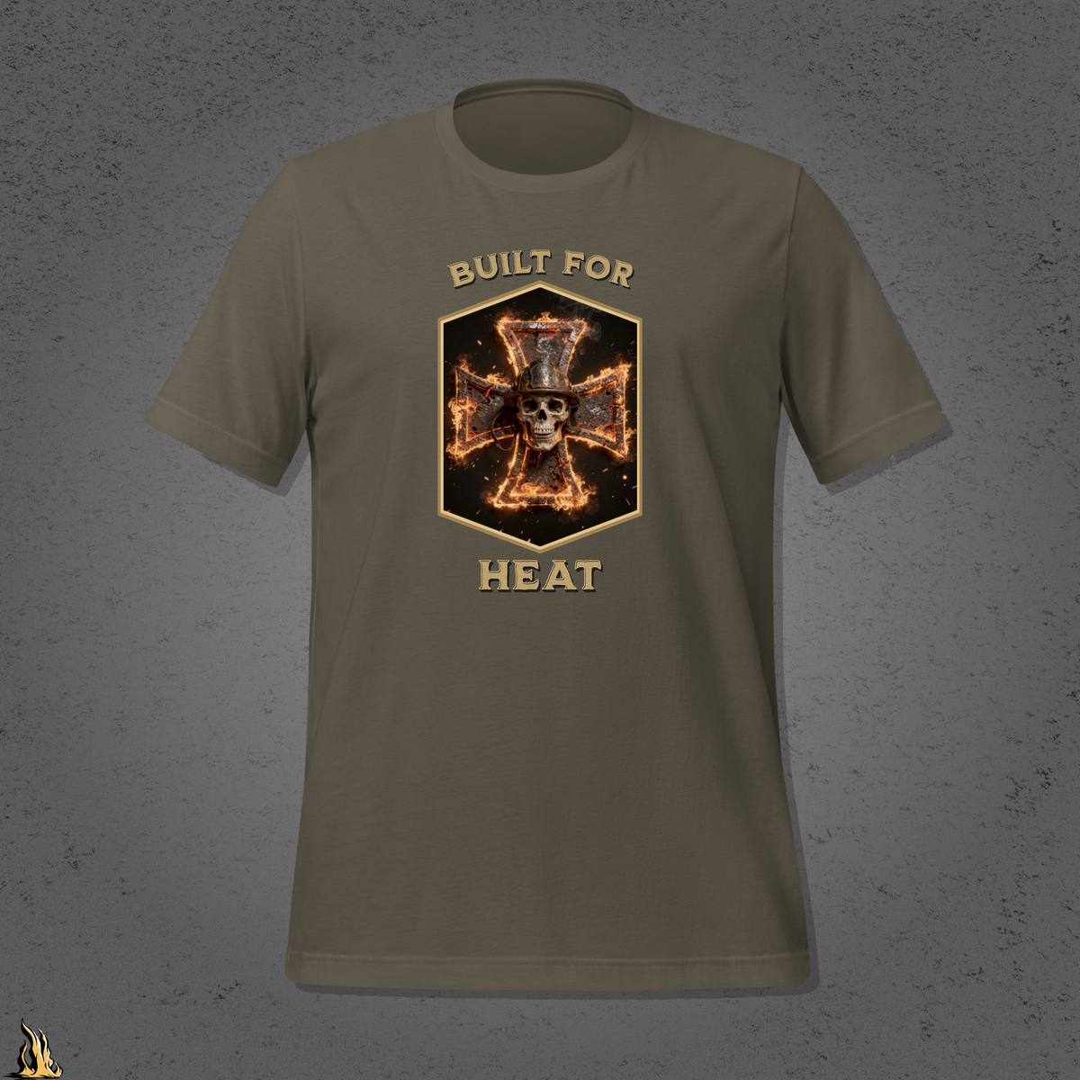 Built for Heat – Funny Firefighter T-Shirt
