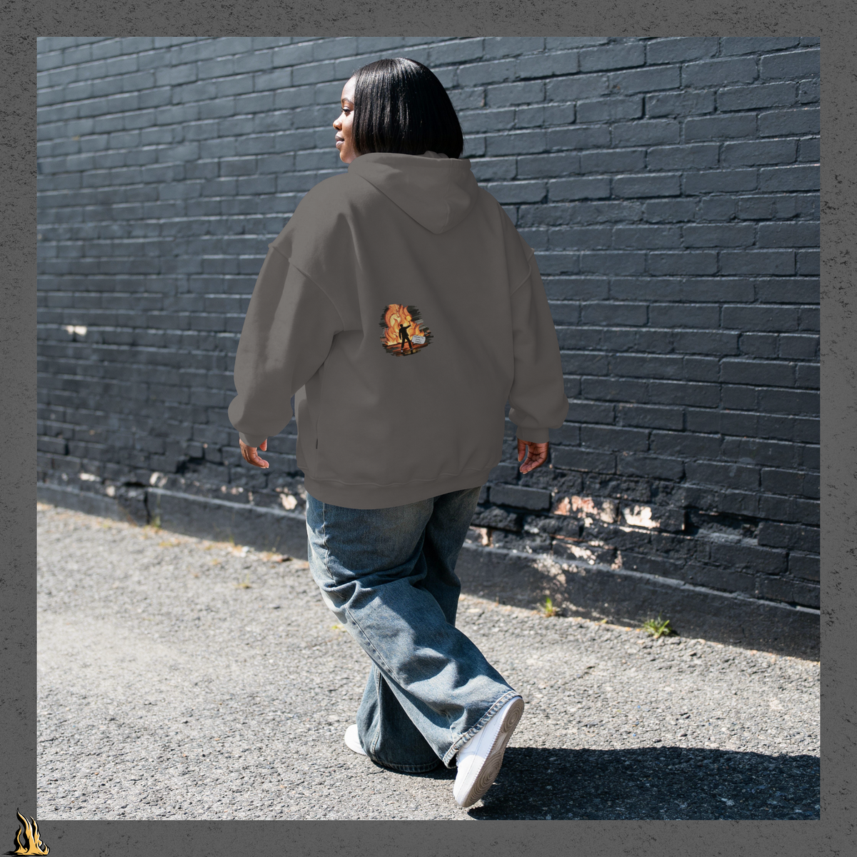 May the Bridges I Burn Light My Path Forward Hoodie — Sorry About the Fire