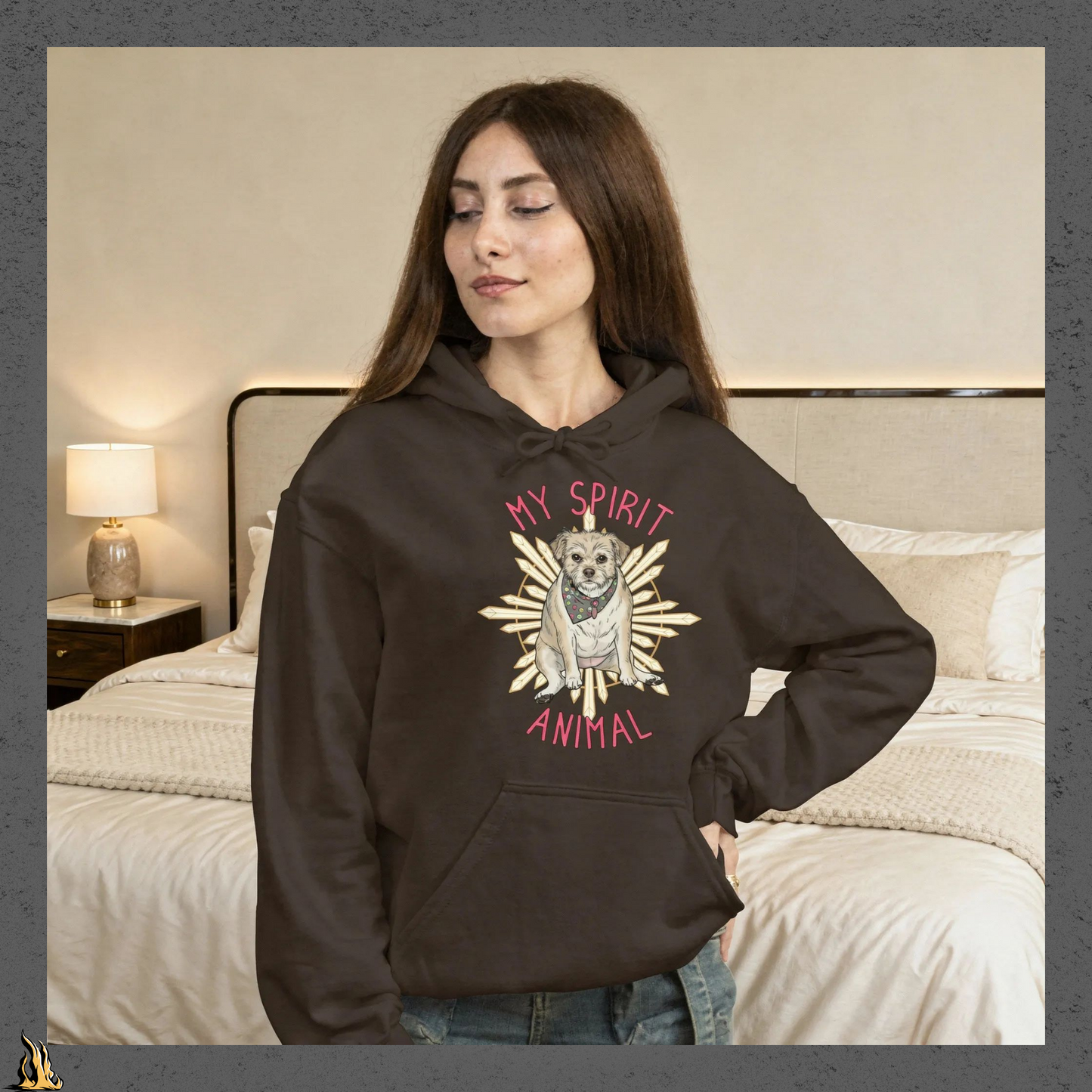 My Spirit Animal Bunnyhug – Hostile Aura Dog Hoodie