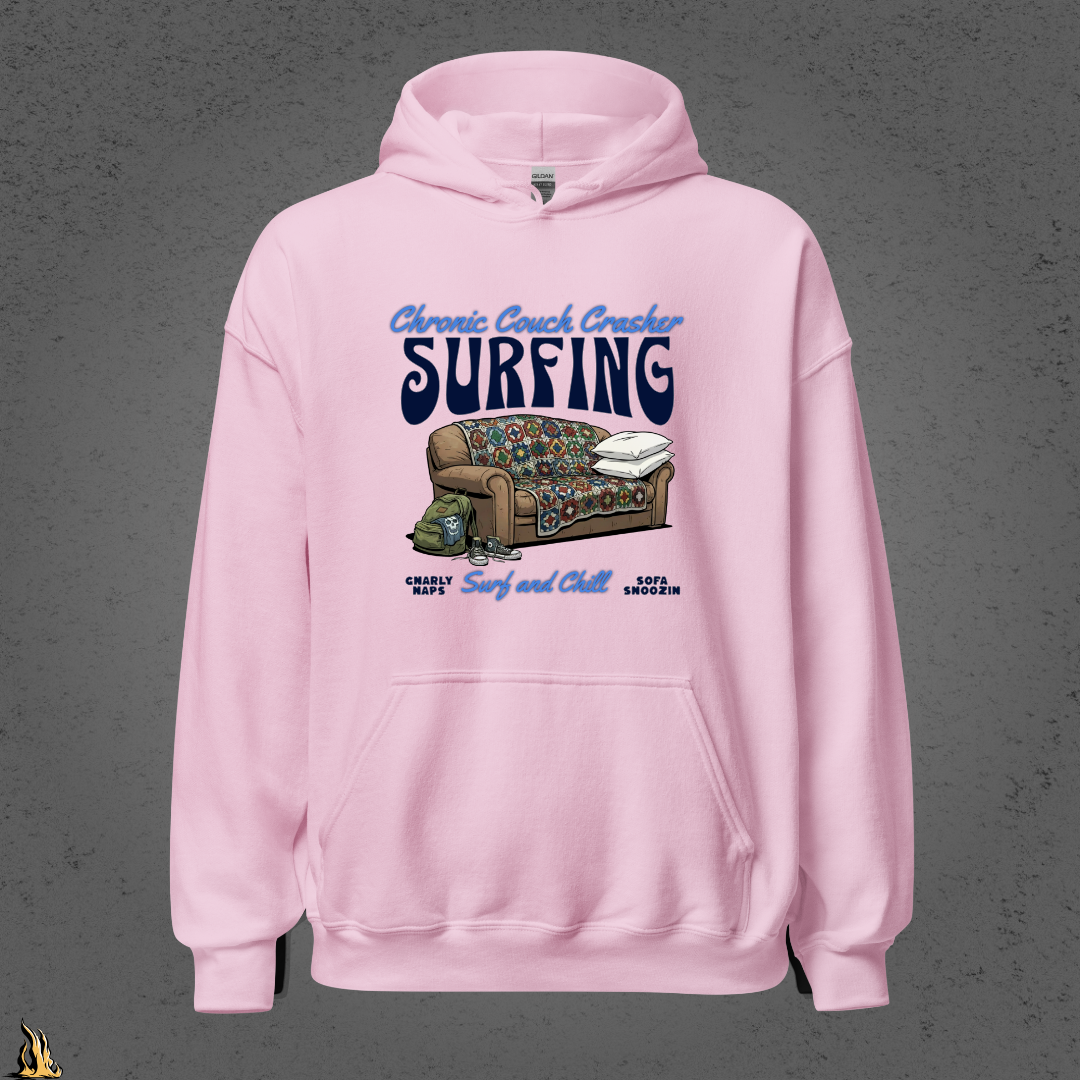 Chronic Couch Surfer - Funny Couch Potato Unisex Hoodie