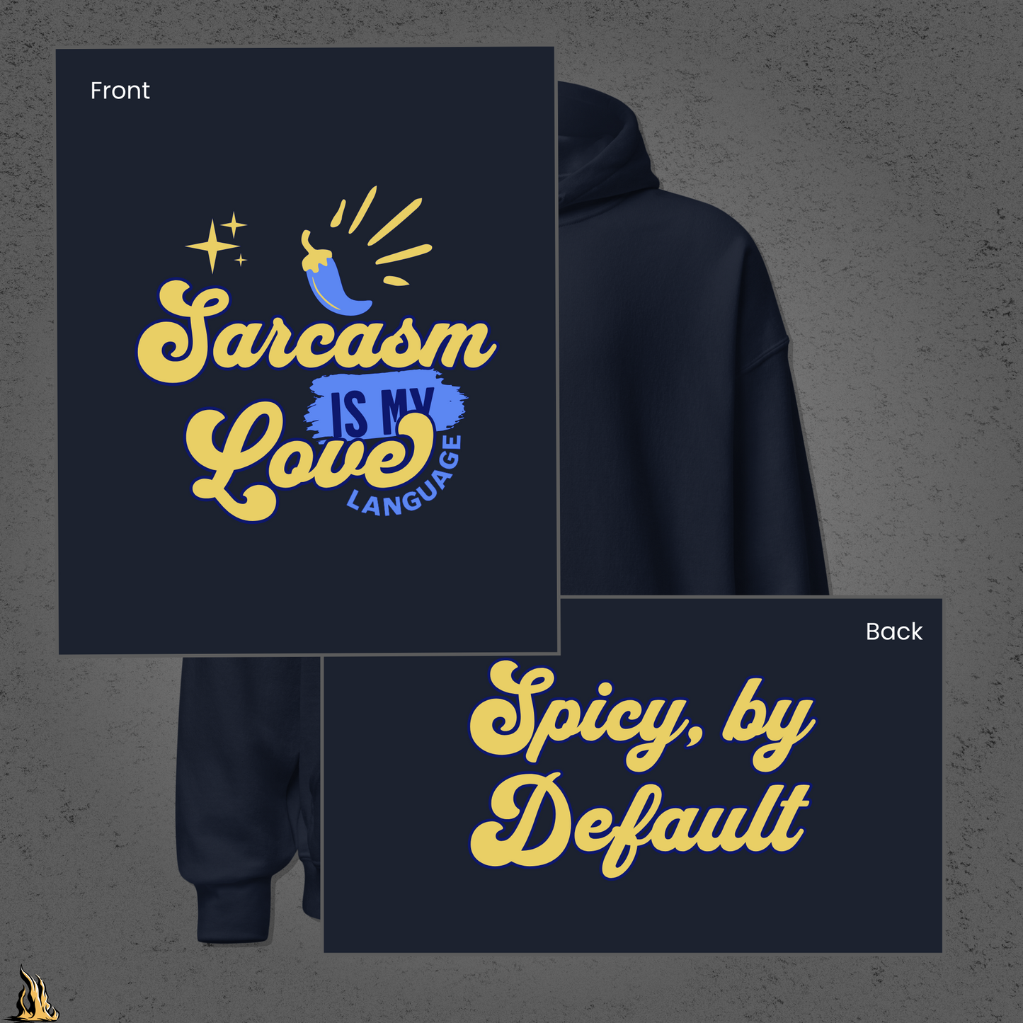 Sarcasm Is My Love Language Hoodie | Spicy by Default Bunnyhug