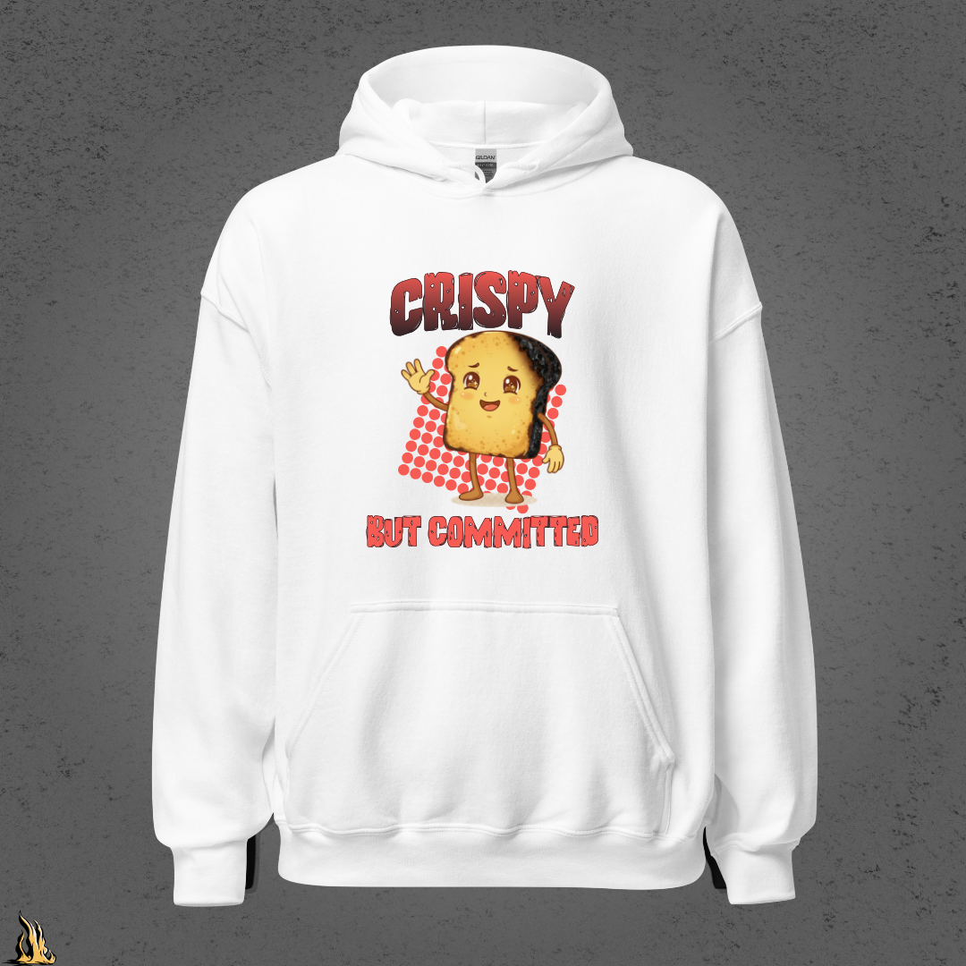 Crispy But Committed - Funny Burnt Toast Graphic Unisex T-Shirt