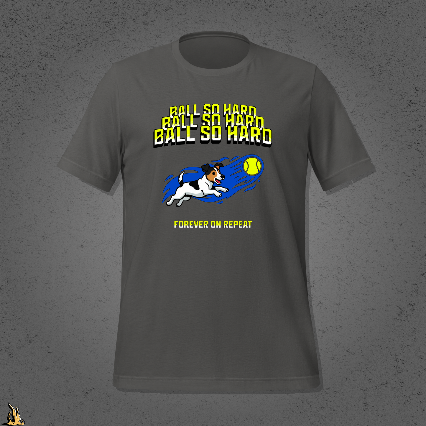 Ball So Hard Unisex T-Shirt | 90s-Inspired Funny Dog Tee