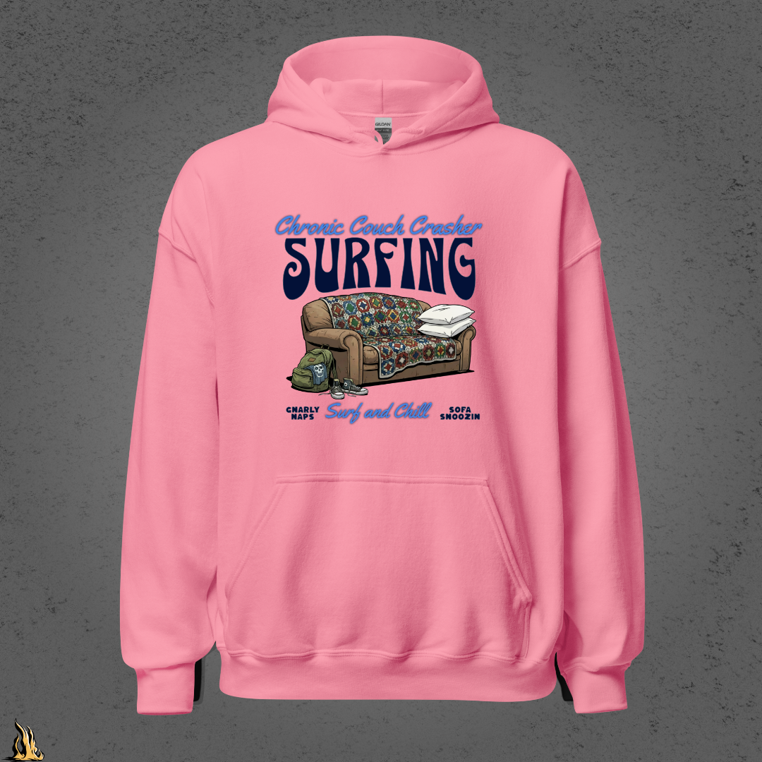 Chronic Couch Surfer - Funny Couch Potato Unisex Hoodie