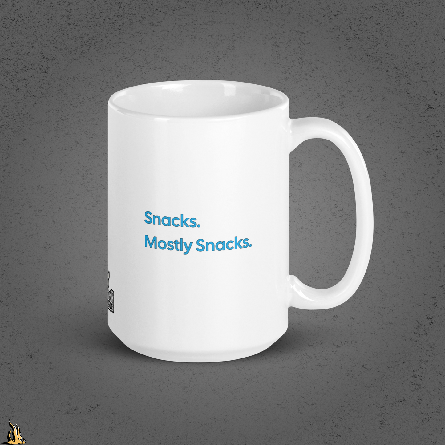 What’s Your Bag, Baby? Snacks Mostly Snacks Mug