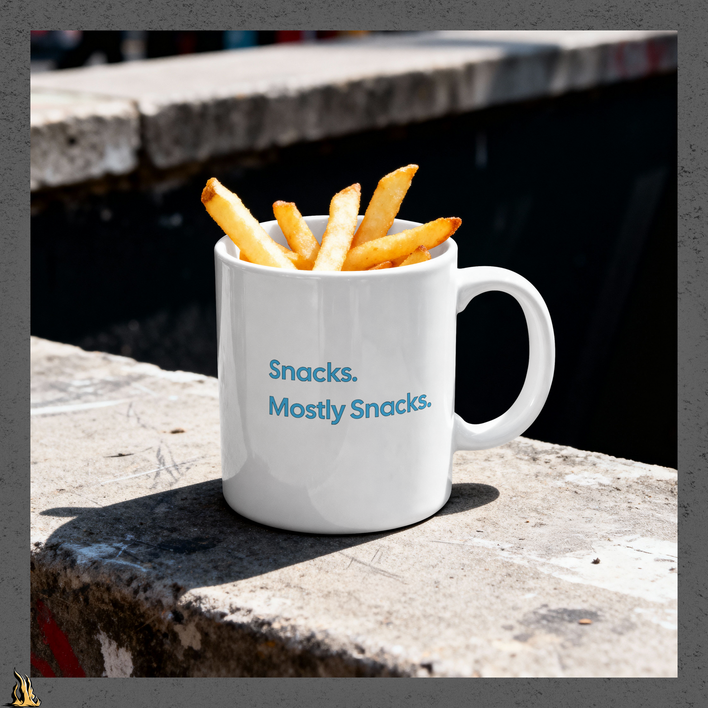 What’s Your Bag, Baby? Snacks Mostly Snacks Mug