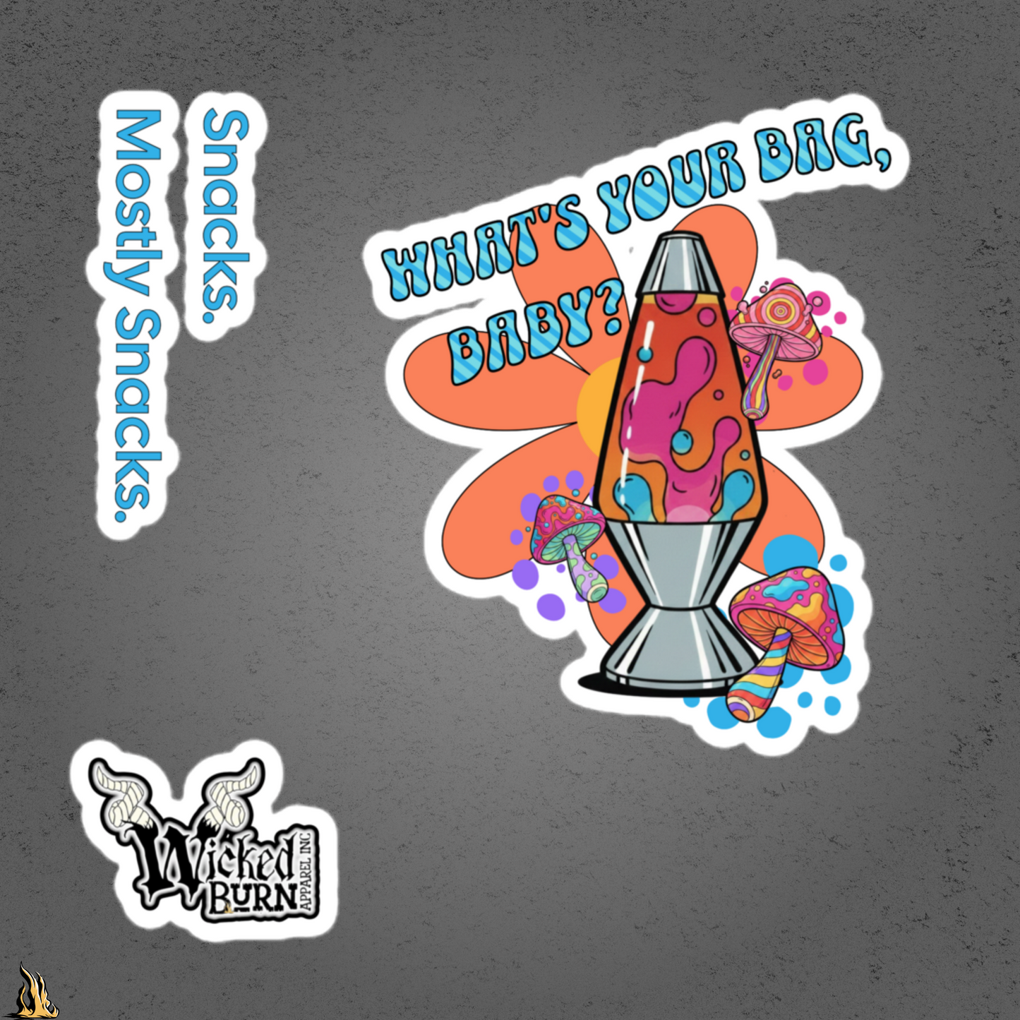 What’s Your Bag, Baby? Snack Lover Sticker Pack
