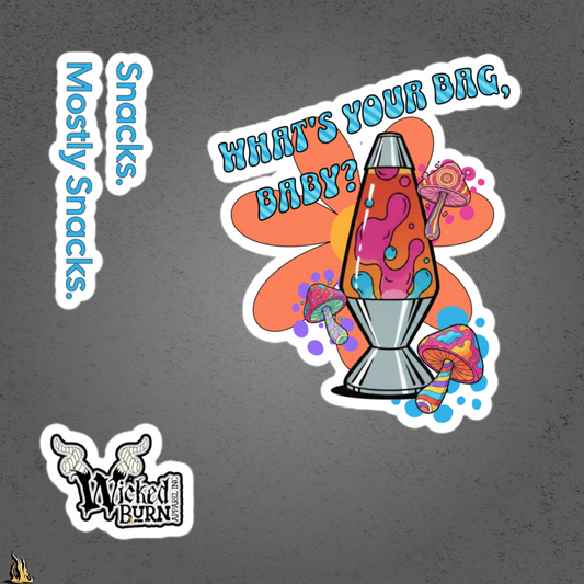 What’s Your Bag, Baby? Snack Lover Sticker Pack