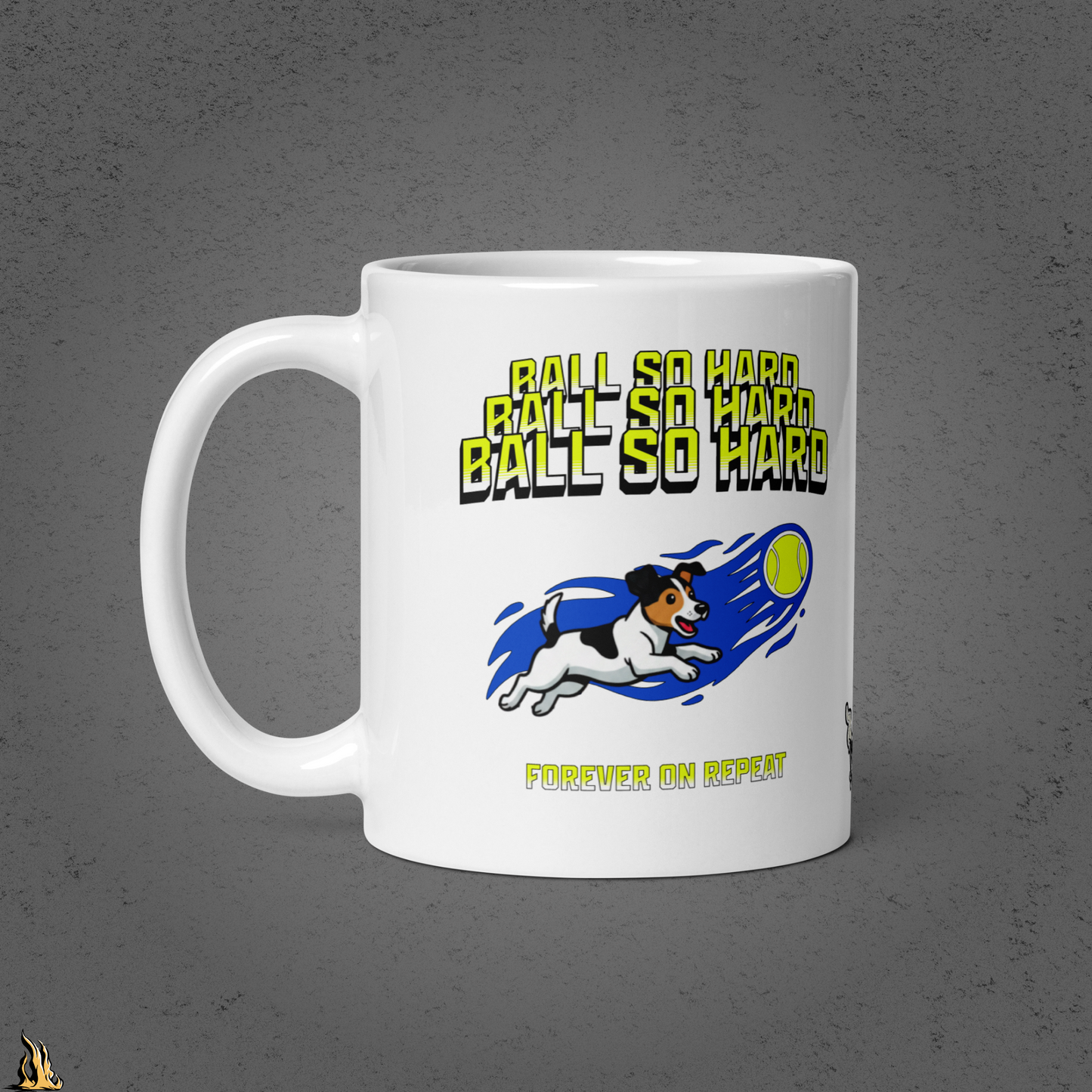 Ball So Hard Mug | 90s-Inspired Funny Dog Coffee Mug