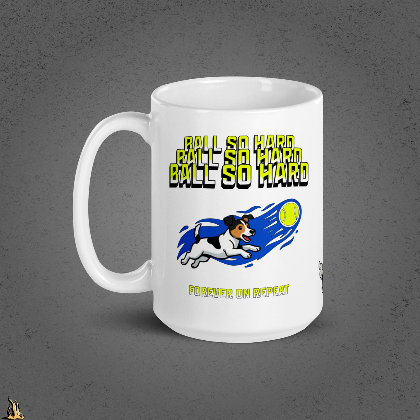 Ball So Hard Mug | 90s-Inspired Funny Dog Coffee Mug