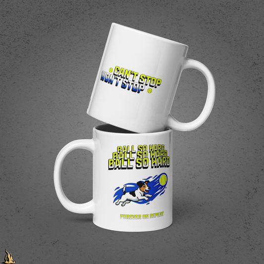 Ball So Hard Mug | 90s-Inspired Funny Dog Coffee Mug