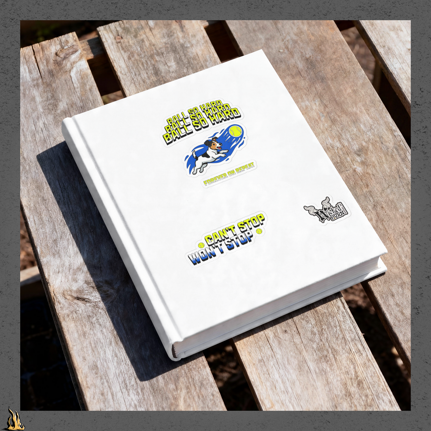 Ball So Hard Sticker Pack | Funny Dog & 90s Throwback Stickers