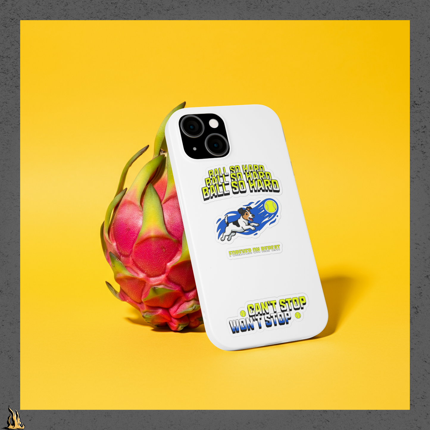 Ball So Hard Sticker Pack | Funny Dog & 90s Throwback Stickers