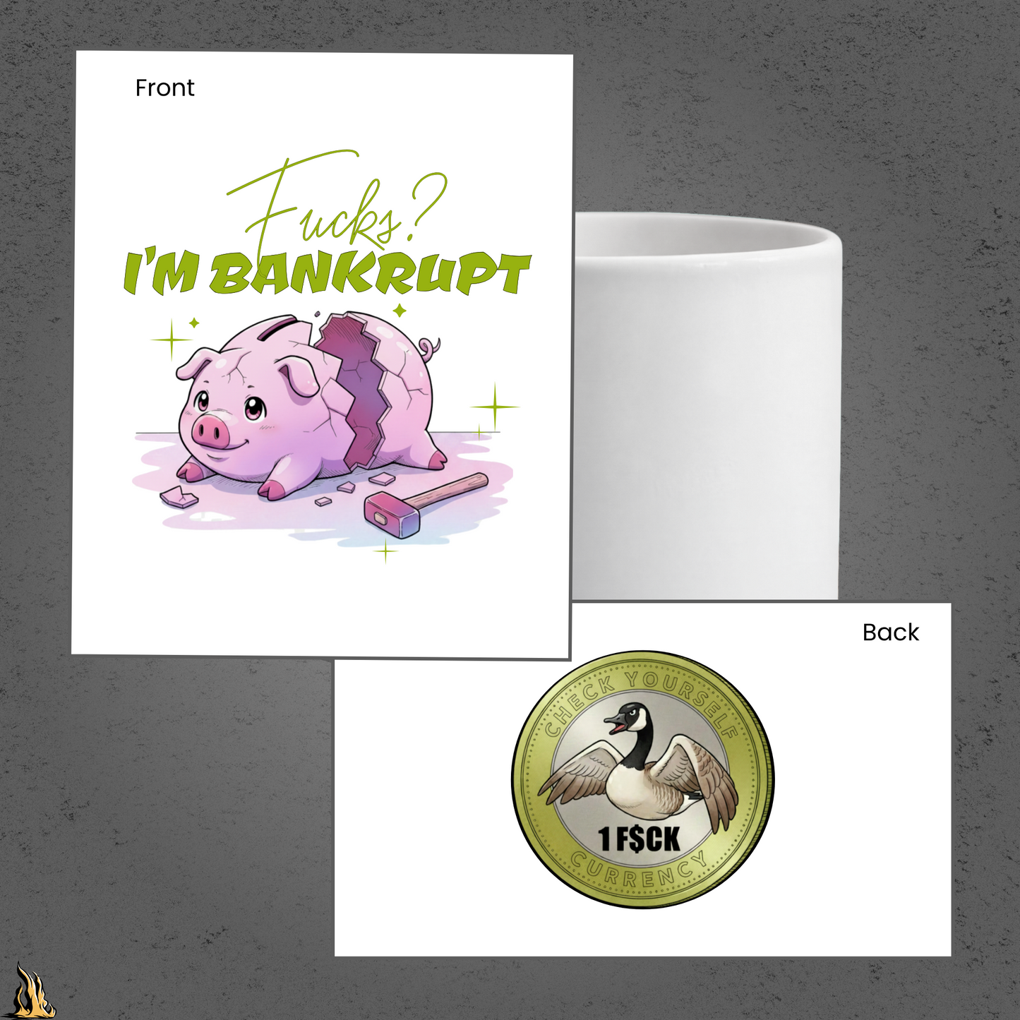 Fucks? I’m Bankrupt — Funny Sarcastic Coffee Mug