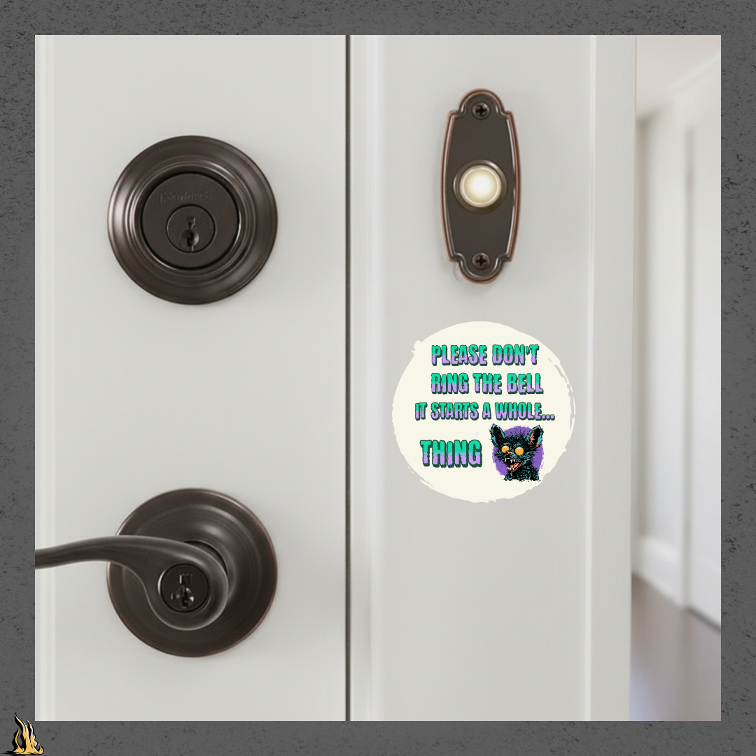 Please Don't Ring the Bell Sticker