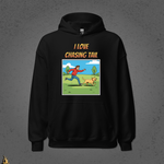 I Love Chasing Tail Unisex Hoodie – Funny Dog & Tennis Ball Bunnyhug 7