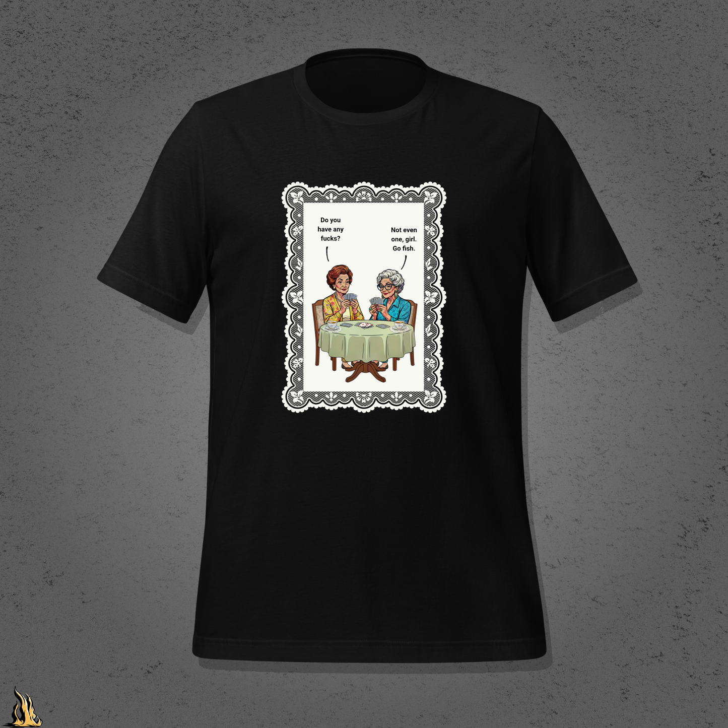 Go Fish — No Fucks Given Card Game Unisex T-Shirt
