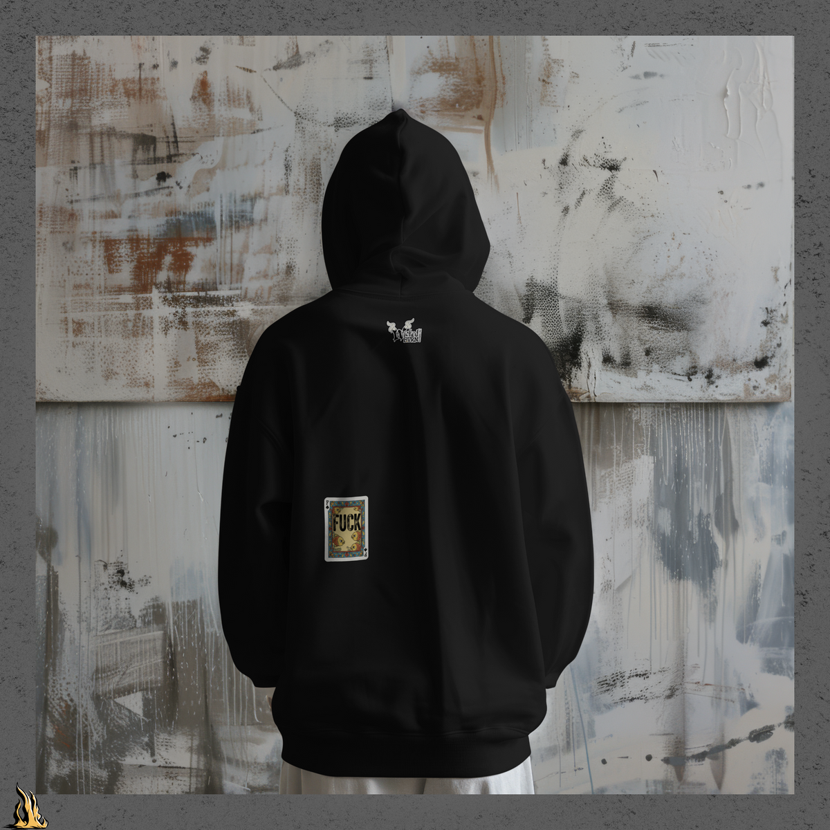 Go Fish Hoodie — No Fucks Given Card Game Unisex Bunnyhug