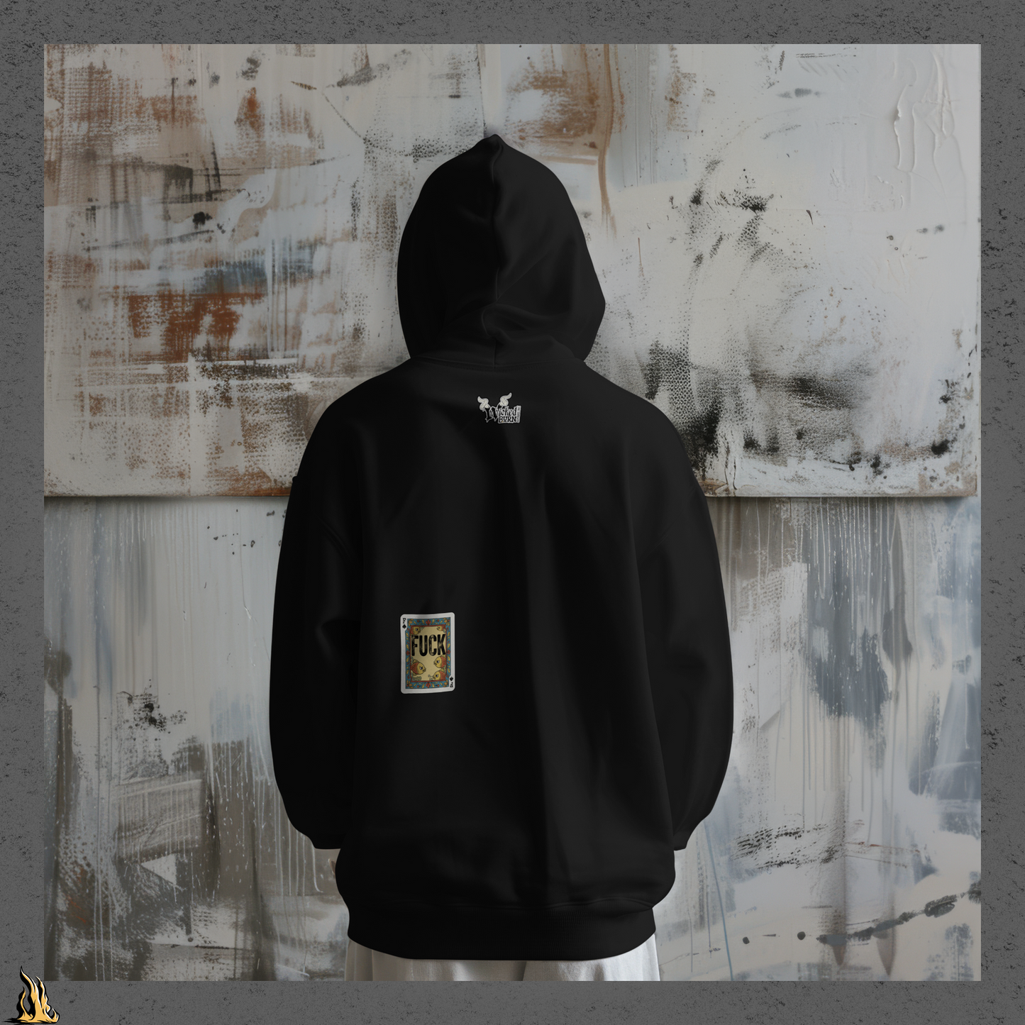 Go Fish Hoodie — No Fucks Given Card Game Unisex Bunnyhug