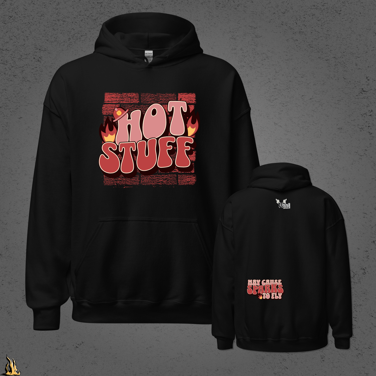 Hot Stuff Hoodie — May Cause Sparks to Fly Bunnyhug