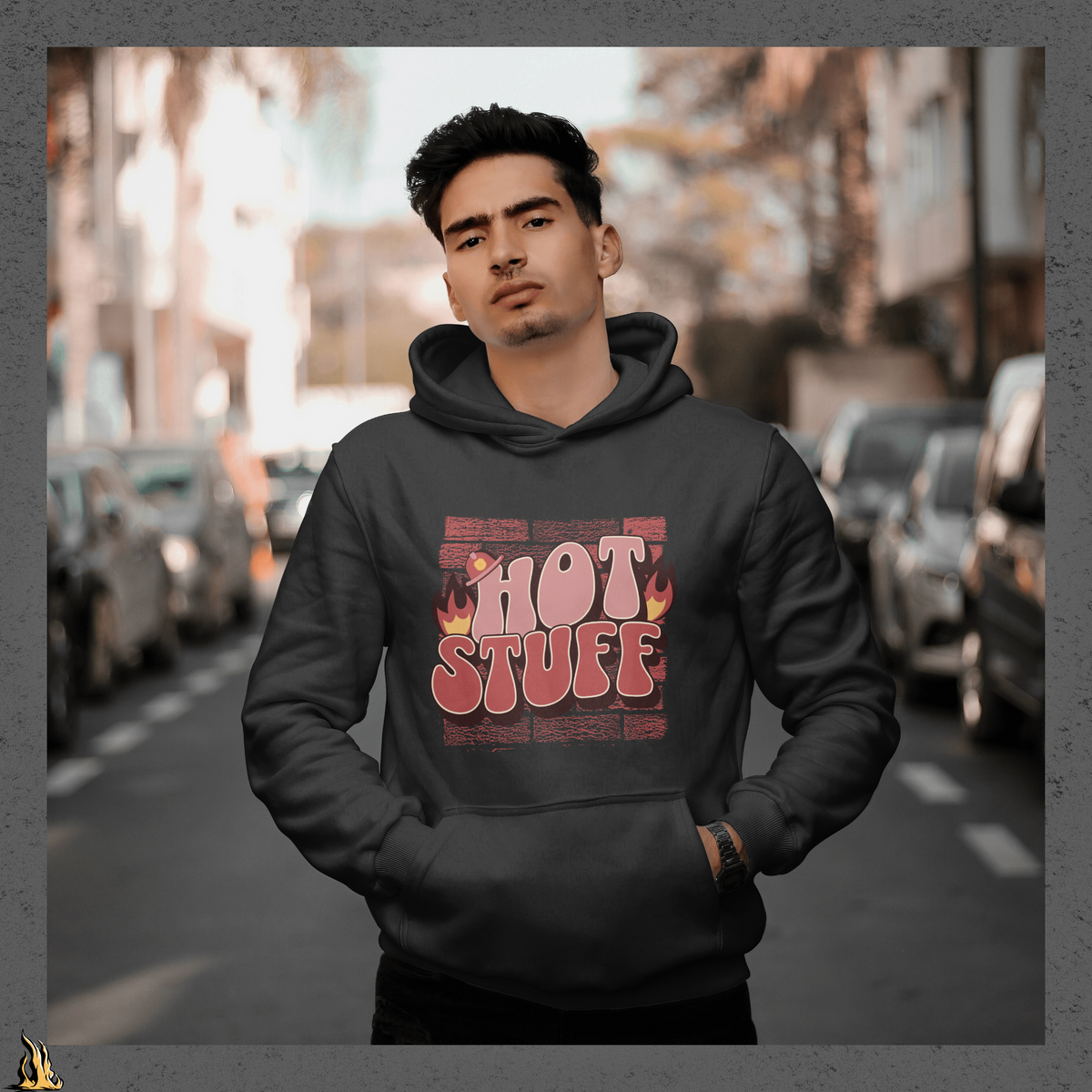 Hot Stuff Hoodie — May Cause Sparks to Fly Bunnyhug