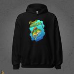 Caught Hookin' - Funny Fishing Graphic Unisex Hoodie 7