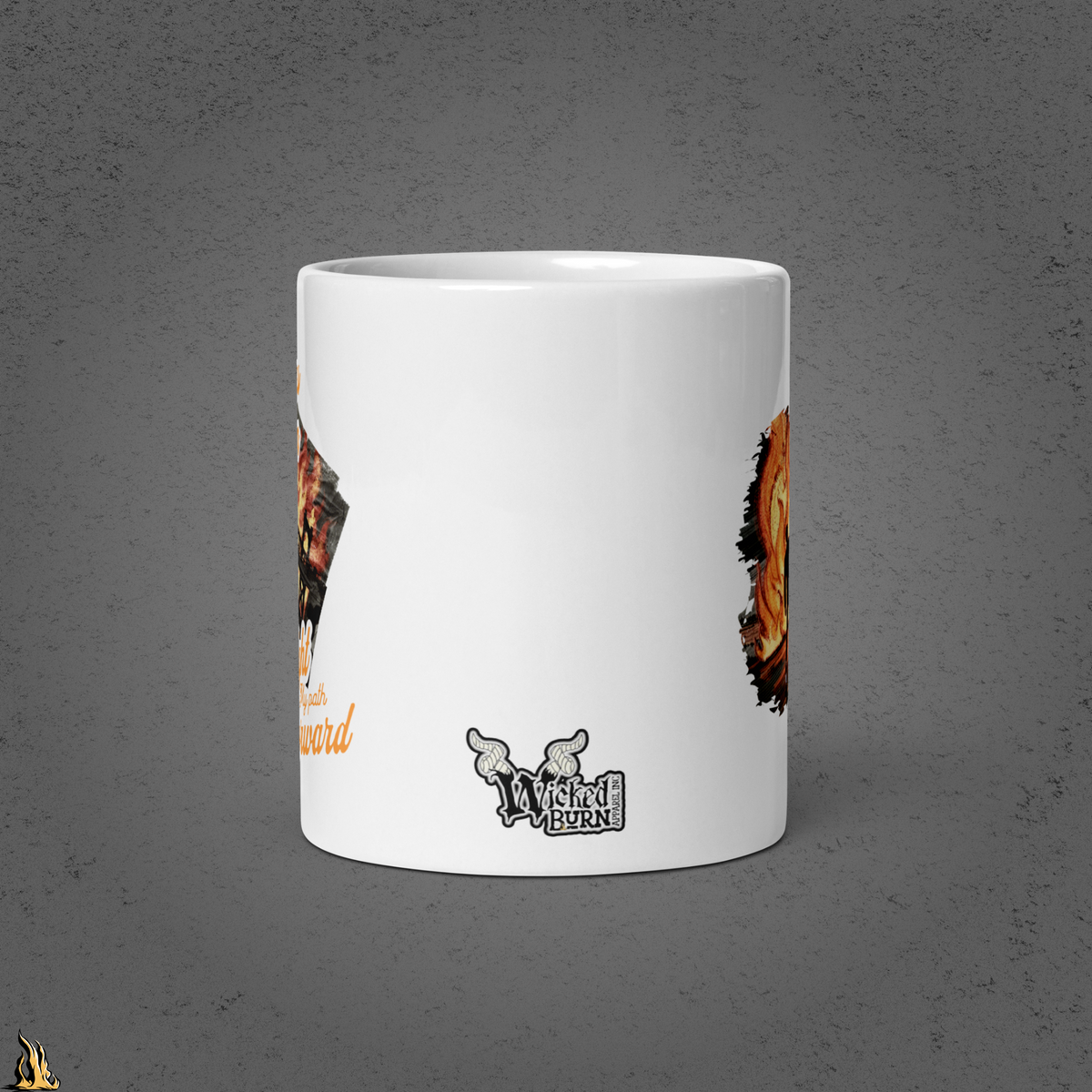 May the Bridges I Burn Light My Path Forward Mug — Sorry About the Fire