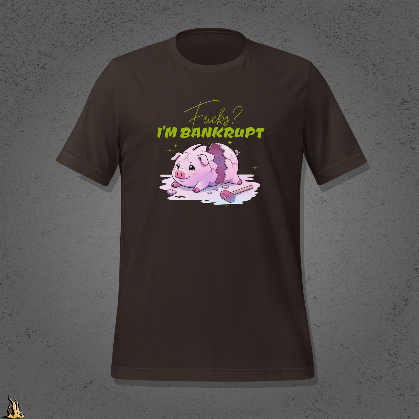 Fucks? I’m Bankrupt — Funny Sarcastic Piggy Bank T-Shirt