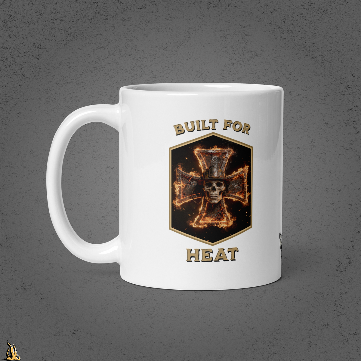Built for Heat – Funny Firefighter Coffee Mug