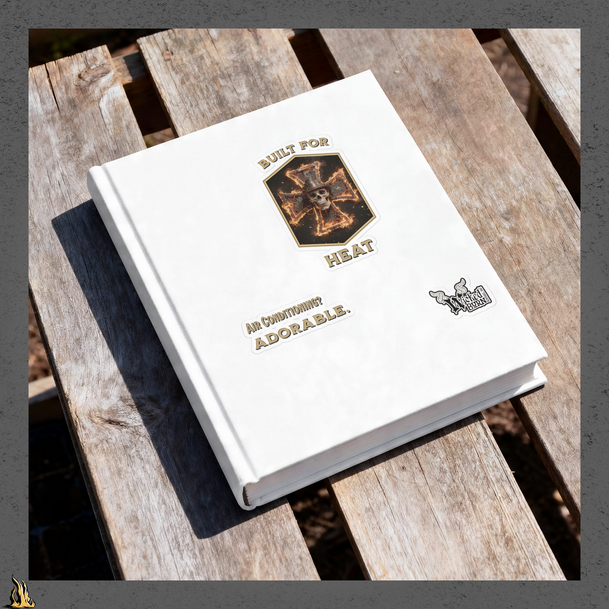 Built for Heat – Funny Firefighter Sticker Pack