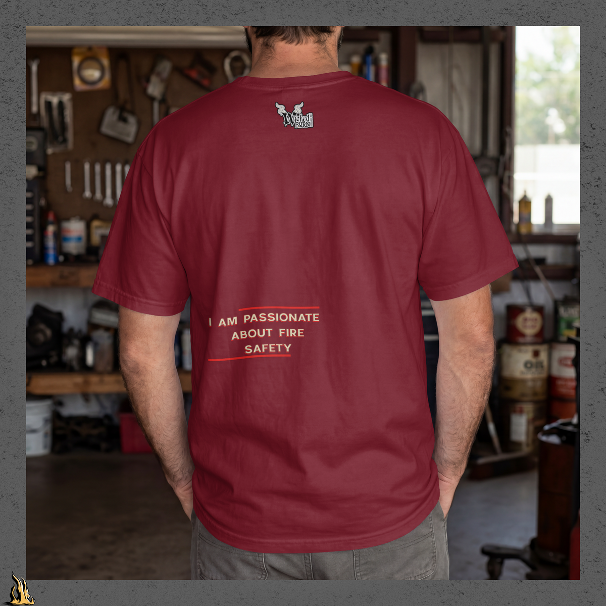 Pull, Aim, Squeeze, Sweep – Fire Safety Sex Tape T-Shirt