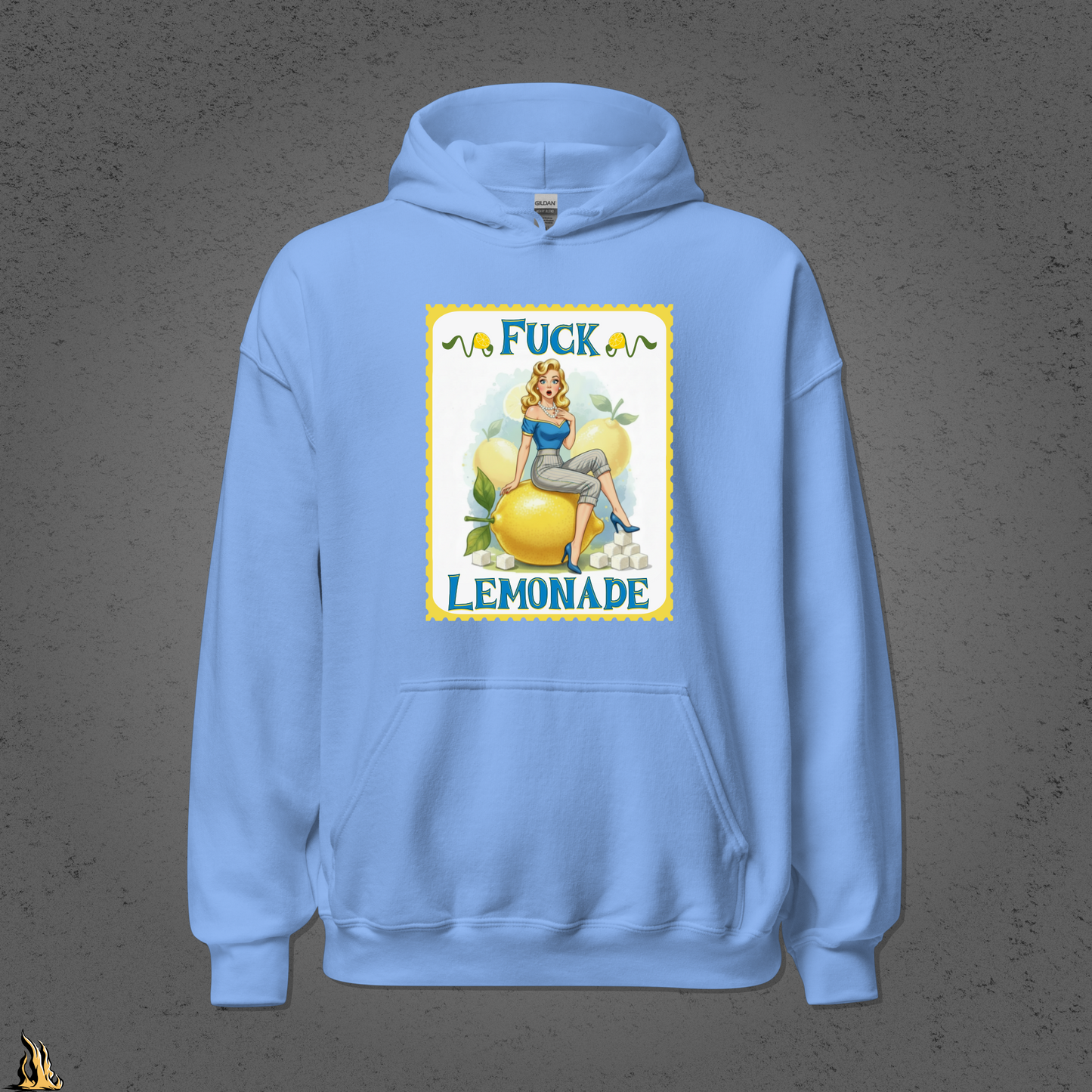 Fuck Lemonade Bunnyhug — Sarcastic Vintage Lemon Hoodie
