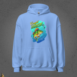 Caught Hookin' - Funny Fishing Graphic Unisex Hoodie 14