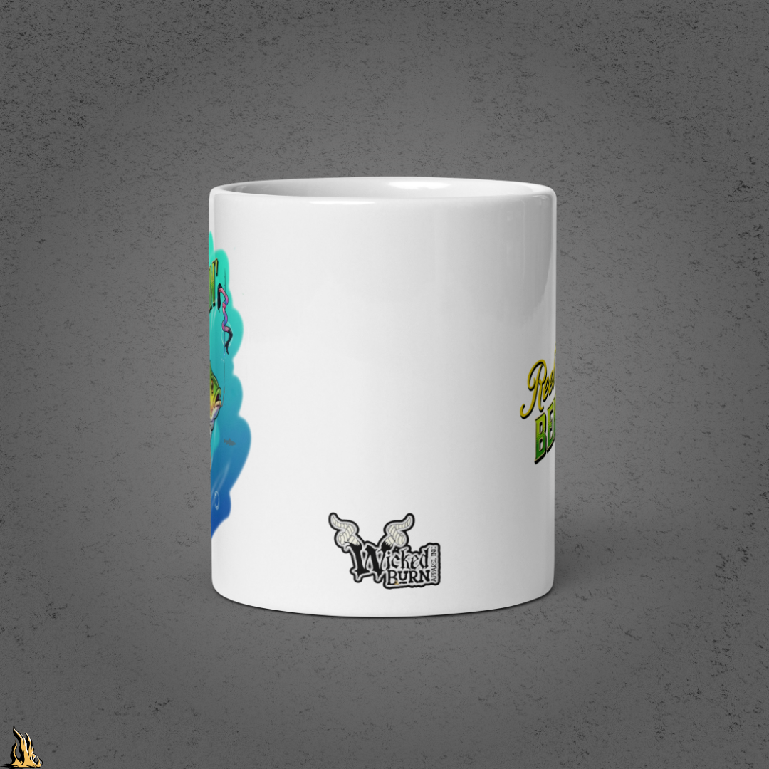 Caught Hookin' - Funny Fishing Graphic Mug