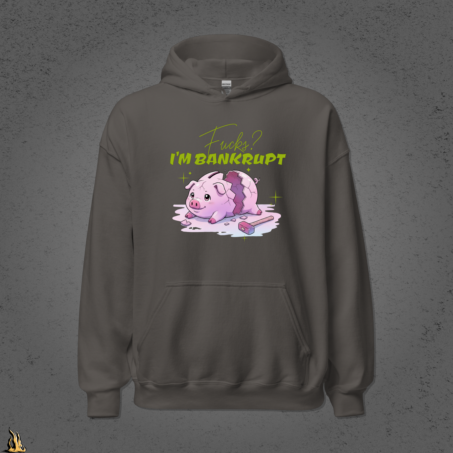 Fucks? I’m Bankrupt — Funny Sarcastic Piggy Bank Hoodie