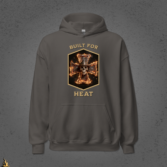 Built for Heat Bunnyhug – Sarcastic Firefighter Hoodie