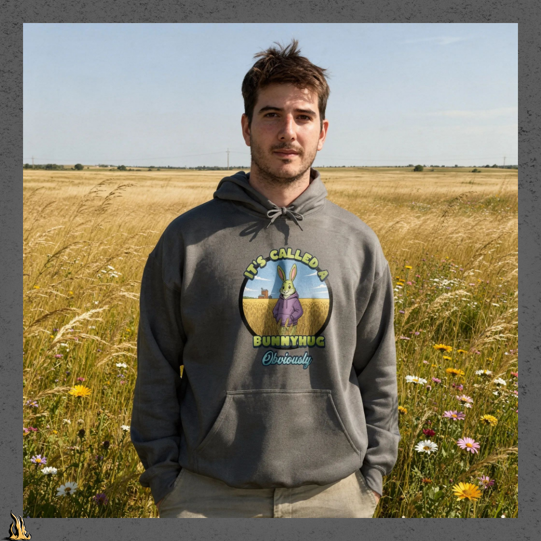 It's Called a Bunnyhug Obviously - Funny Saskatchewan Graphic Unisex Hoodie