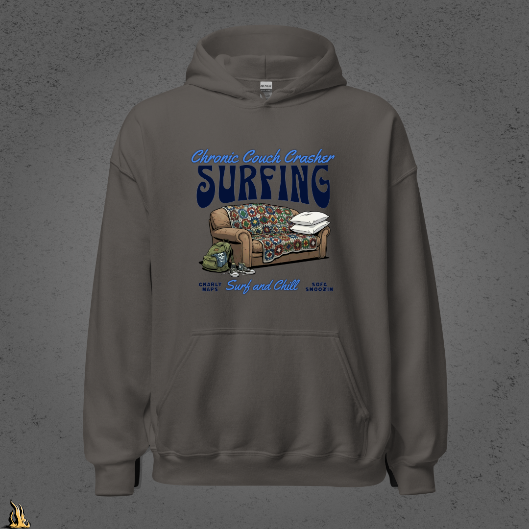 Chronic Couch Surfer - Funny Couch Potato Unisex Hoodie