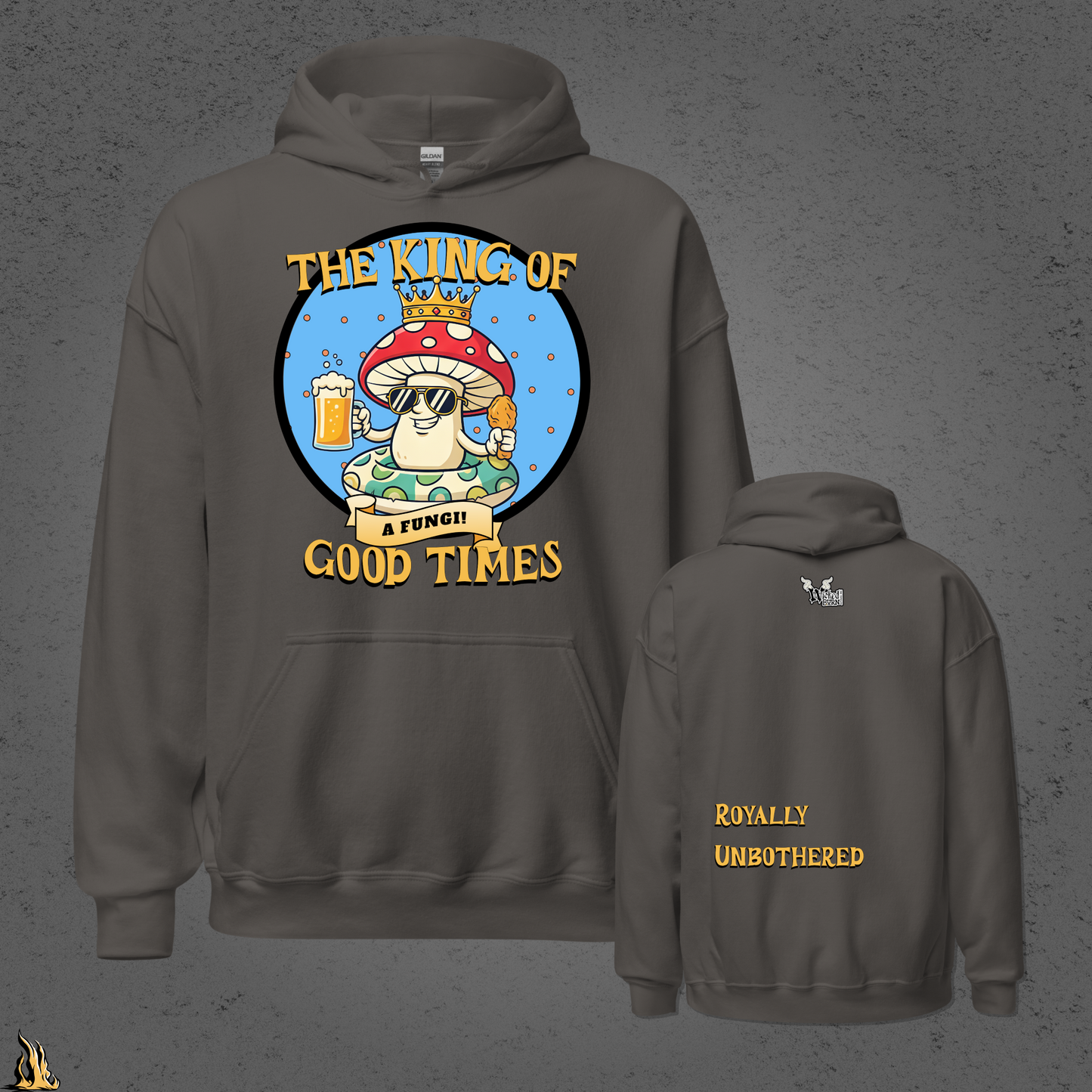 A Fungi – King of Good Times Unisex Hoodie