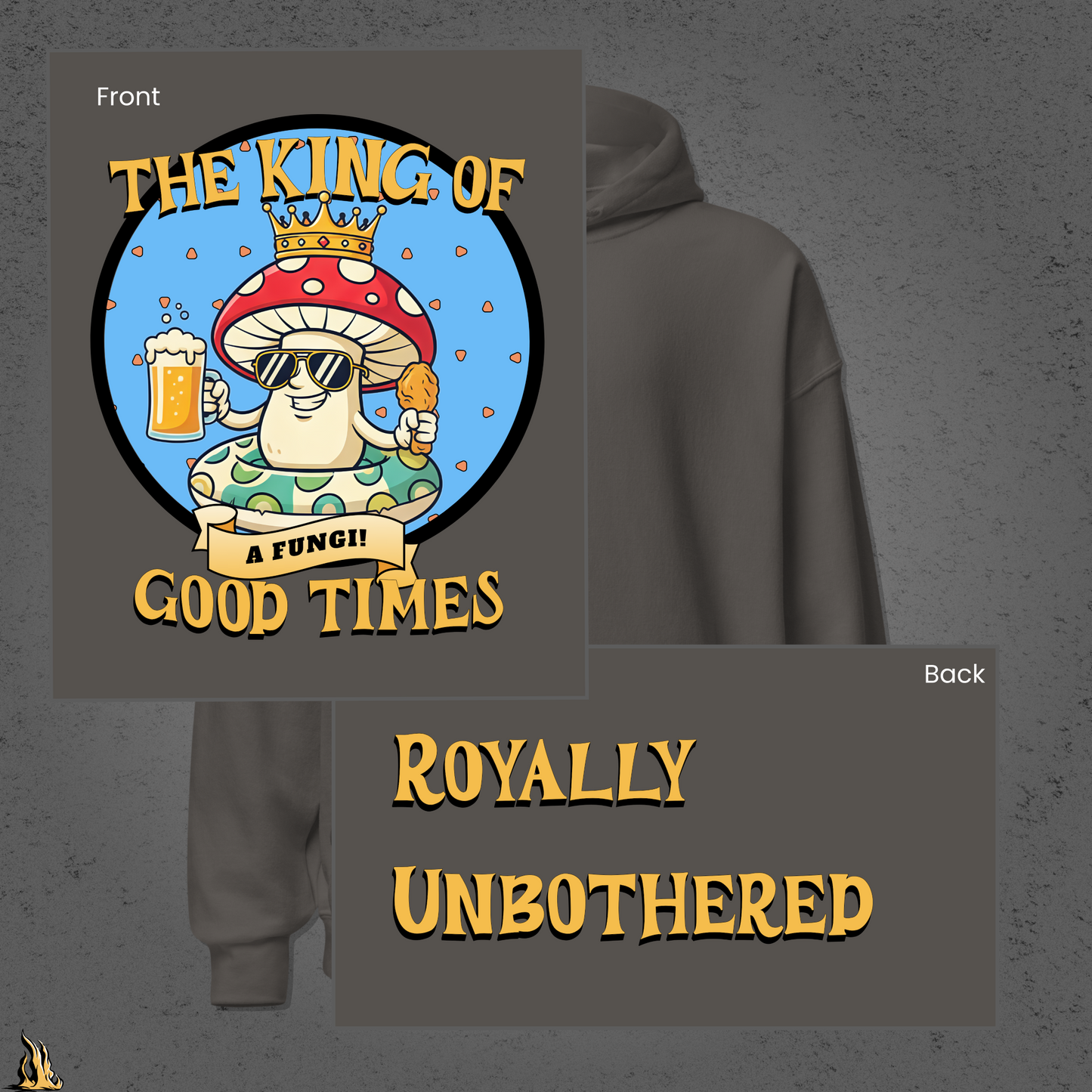 A Fungi – King of Good Times Unisex Hoodie