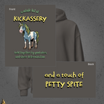 Kickassery, Good Vibes & Petty Spite - Funny Unicorn Unisex Hoodie 4