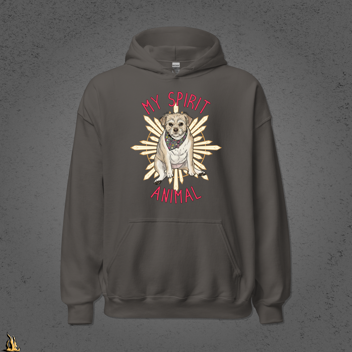 My Spirit Animal Bunnyhug – Hostile Aura Dog Hoodie