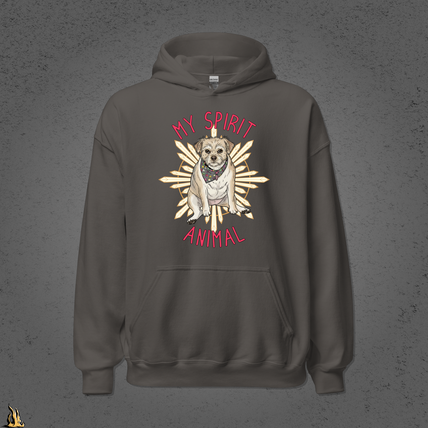 My Spirit Animal Bunnyhug – Hostile Aura Dog Hoodie