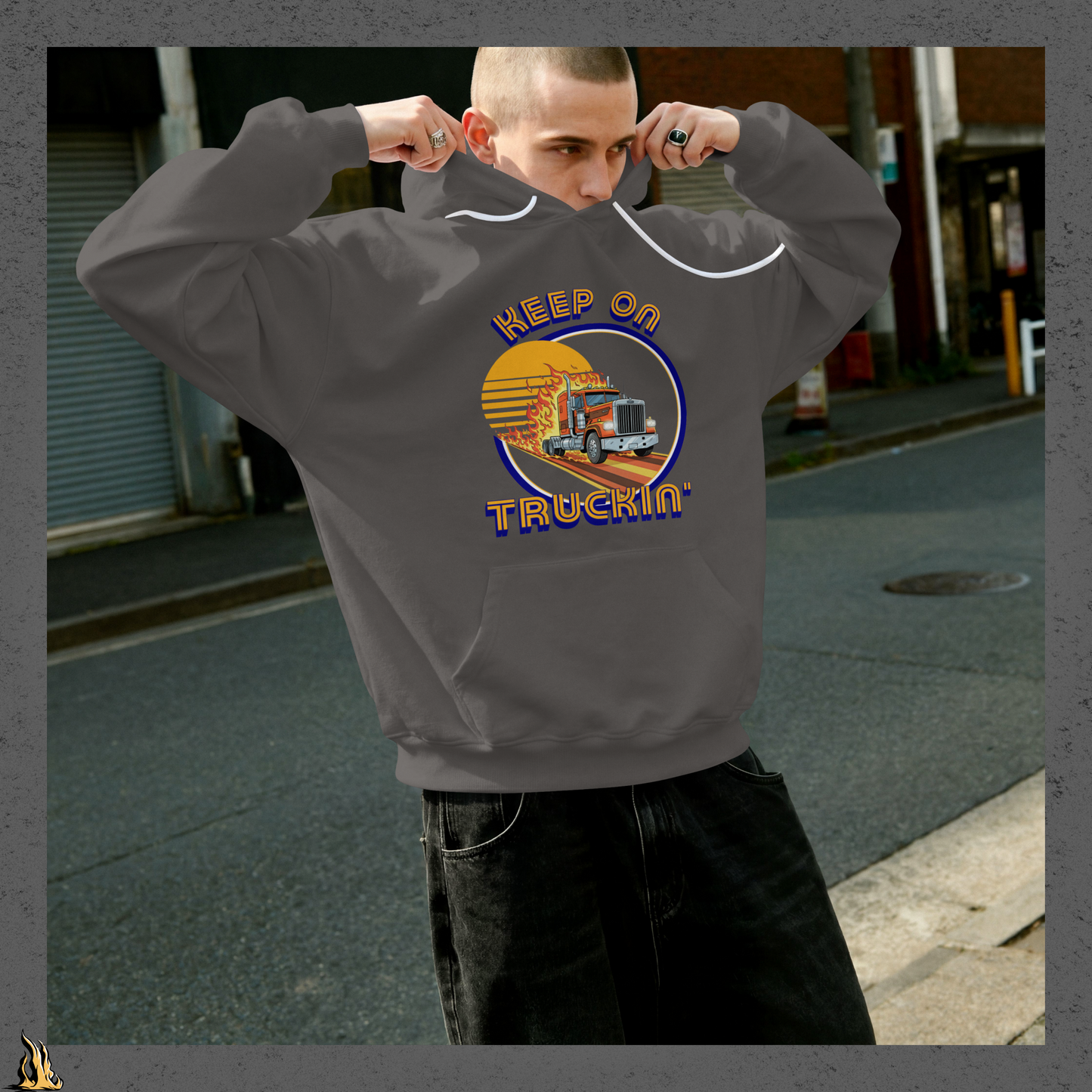Keep on Truckin’ Unisex Hoodie – There’s Always Feet Pics