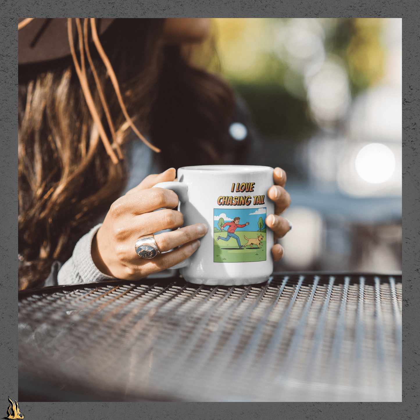 I Love Chasing Tail Coffee Mug – Funny Dog & Fetch Mug