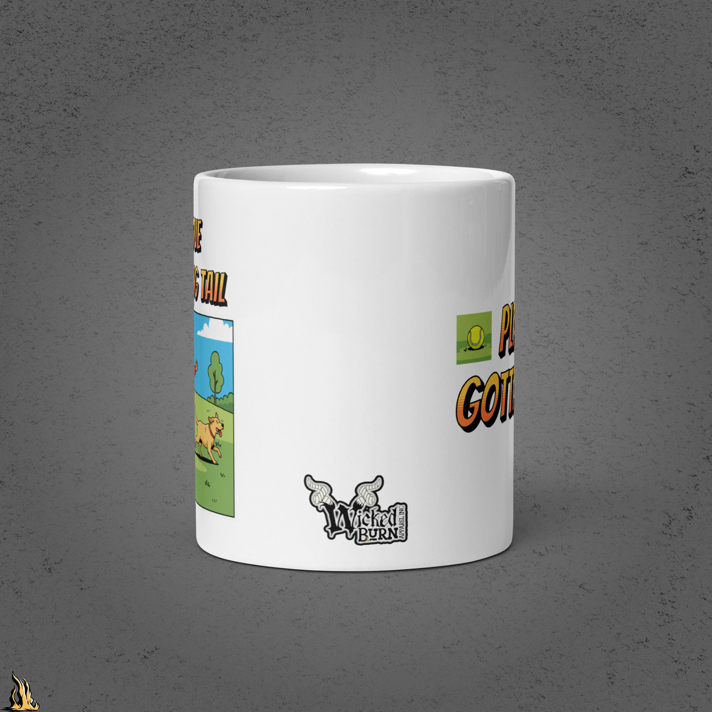 I Love Chasing Tail Coffee Mug – Funny Dog & Fetch Mug