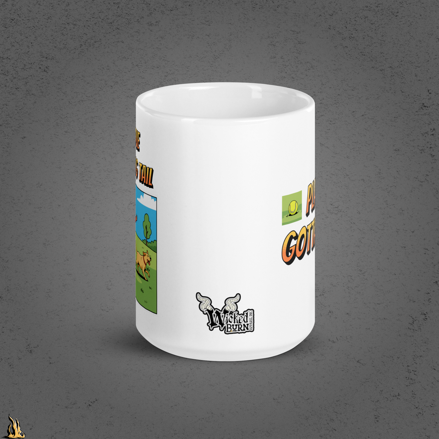 I Love Chasing Tail Coffee Mug – Funny Dog & Fetch Mug