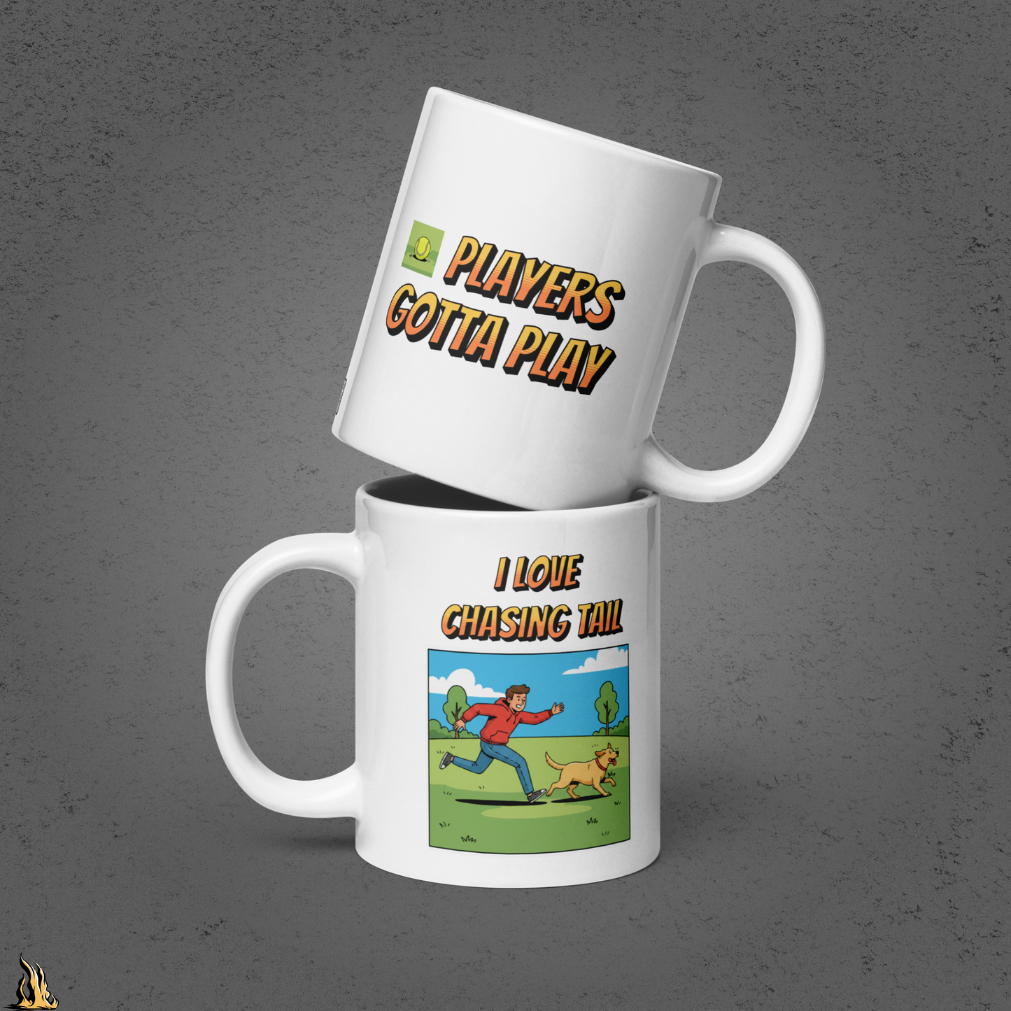I Love Chasing Tail Coffee Mug – Funny Dog & Fetch Mug