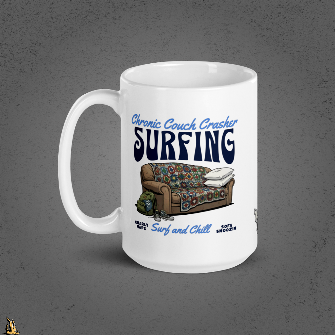 Chronic Couch Surfer - Funny Couch Potato Mug