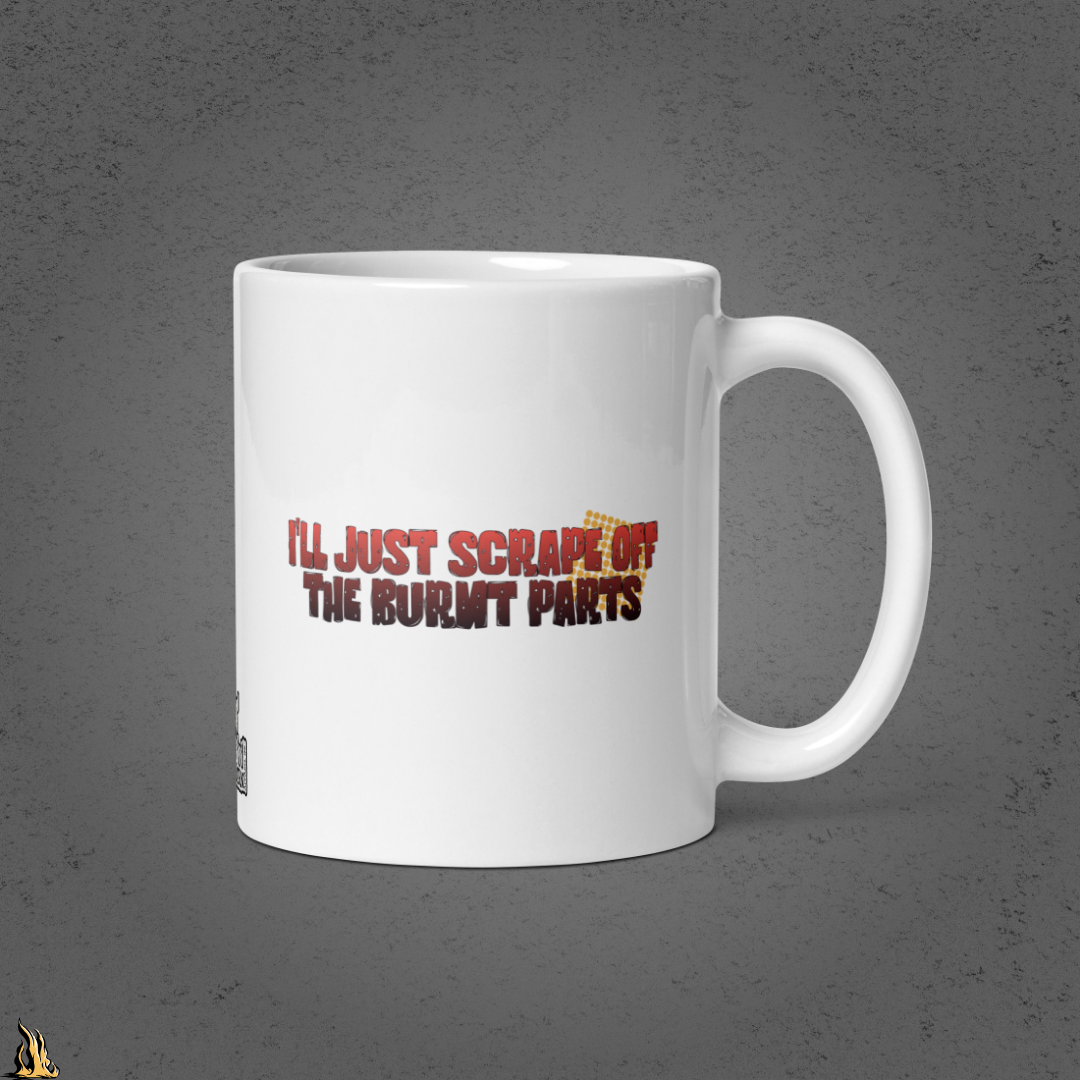 Crispy But Committed - Funny Burnt Toast Graphic Mug